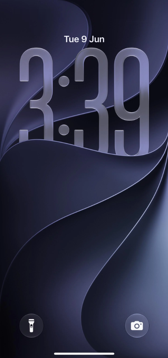 Оригінальний екран блокування iPhone